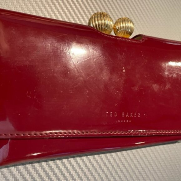 Ted Baker Bobble Patent Leather Wallet with Flaws - Picture 9 of 15